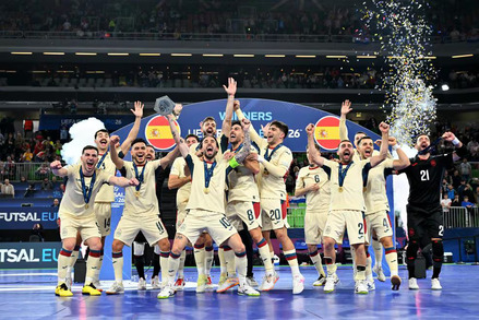 UEFA Futsal Euro 2026 | Os festejos de Espanha