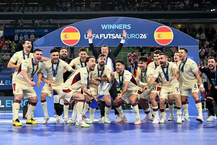 UEFA Futsal Euro 2026 | Os festejos de Espanha